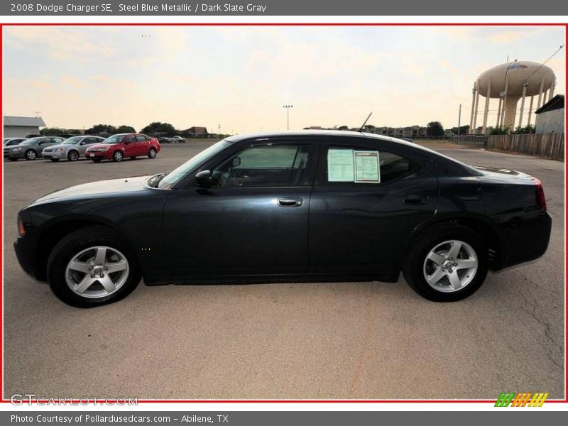 Steel Blue Metallic / Dark Slate Gray 2008 Dodge Charger SE