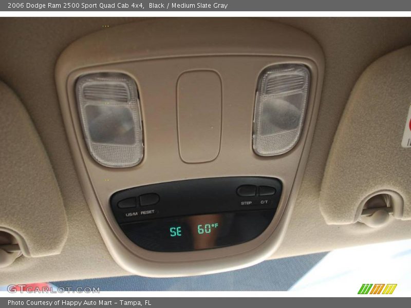 Black / Medium Slate Gray 2006 Dodge Ram 2500 Sport Quad Cab 4x4