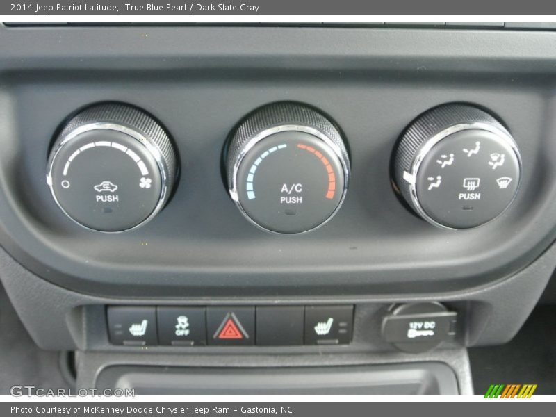 True Blue Pearl / Dark Slate Gray 2014 Jeep Patriot Latitude