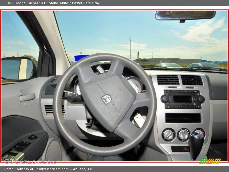 Stone White / Pastel Slate Gray 2007 Dodge Caliber SXT