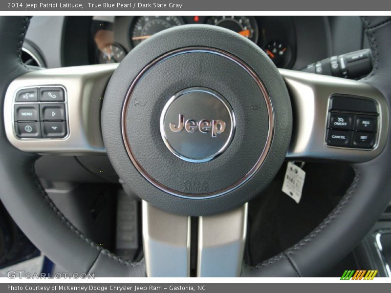 True Blue Pearl / Dark Slate Gray 2014 Jeep Patriot Latitude