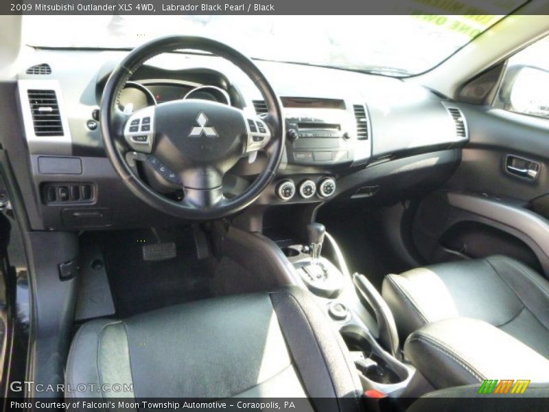 Labrador Black Pearl / Black 2009 Mitsubishi Outlander XLS 4WD