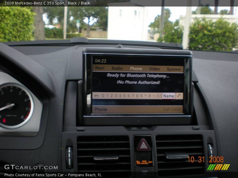 Black / Black 2008 Mercedes-Benz C 350 Sport