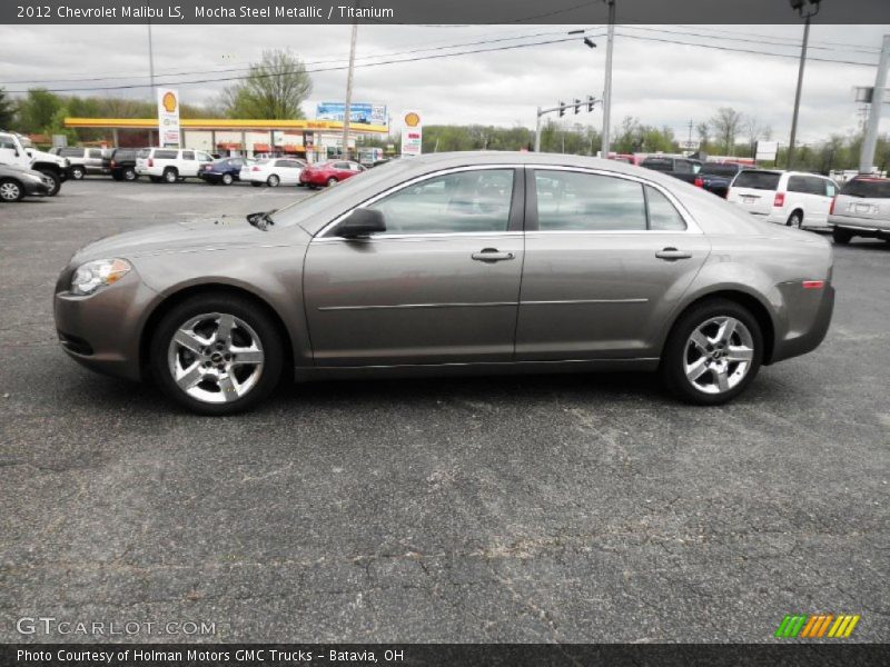 Mocha Steel Metallic / Titanium 2012 Chevrolet Malibu LS