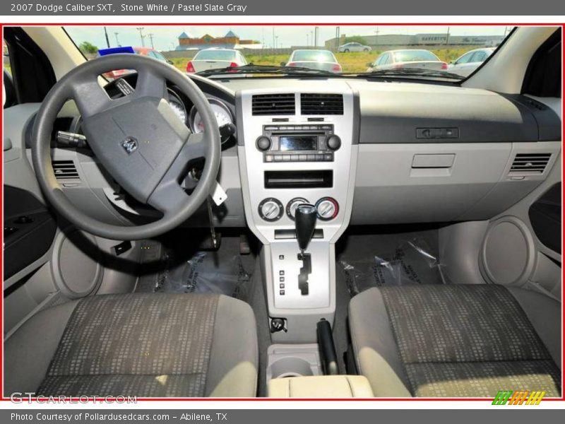 Stone White / Pastel Slate Gray 2007 Dodge Caliber SXT