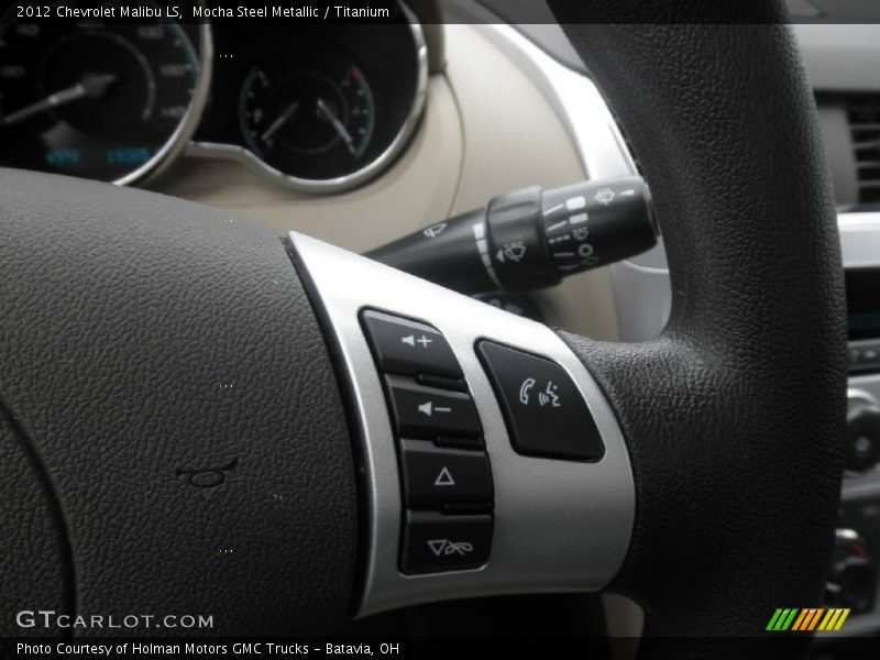 Mocha Steel Metallic / Titanium 2012 Chevrolet Malibu LS