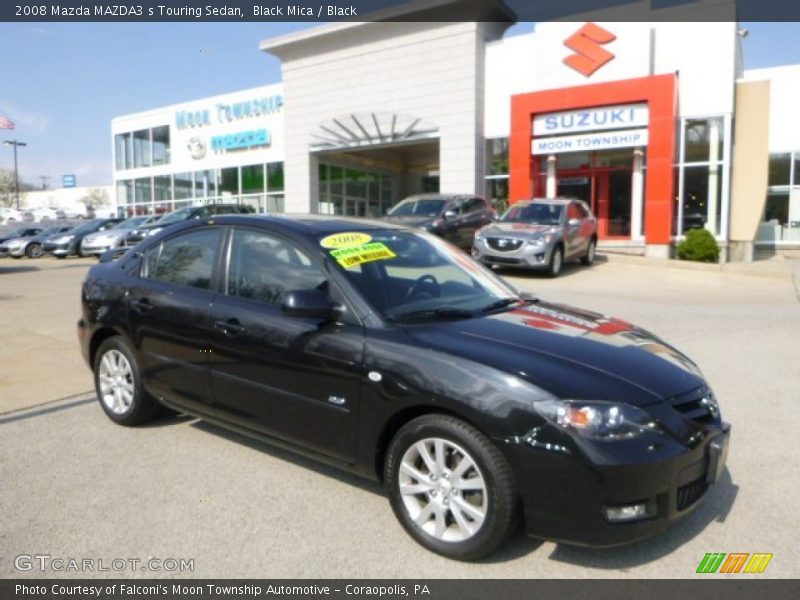 Black Mica / Black 2008 Mazda MAZDA3 s Touring Sedan