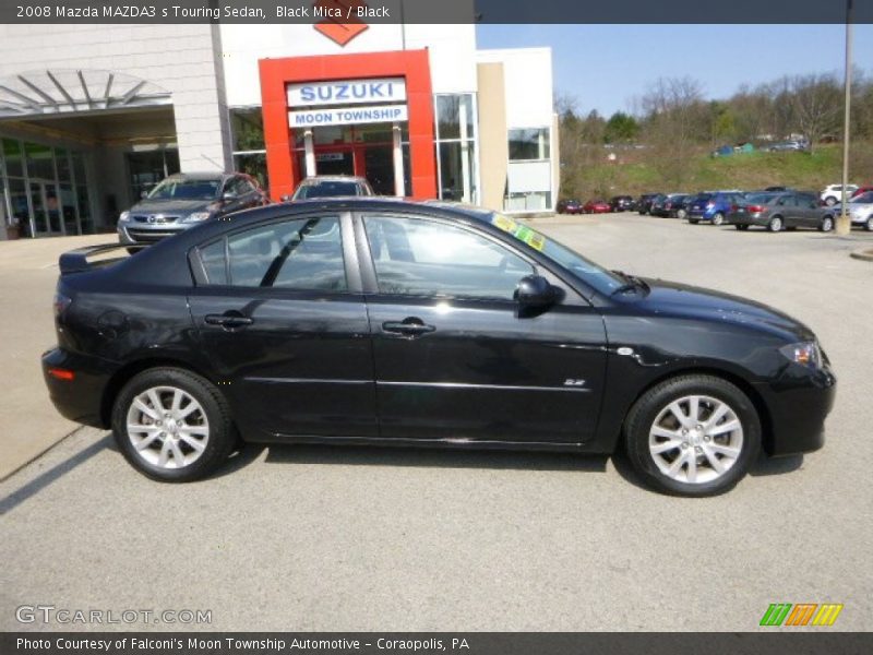Black Mica / Black 2008 Mazda MAZDA3 s Touring Sedan