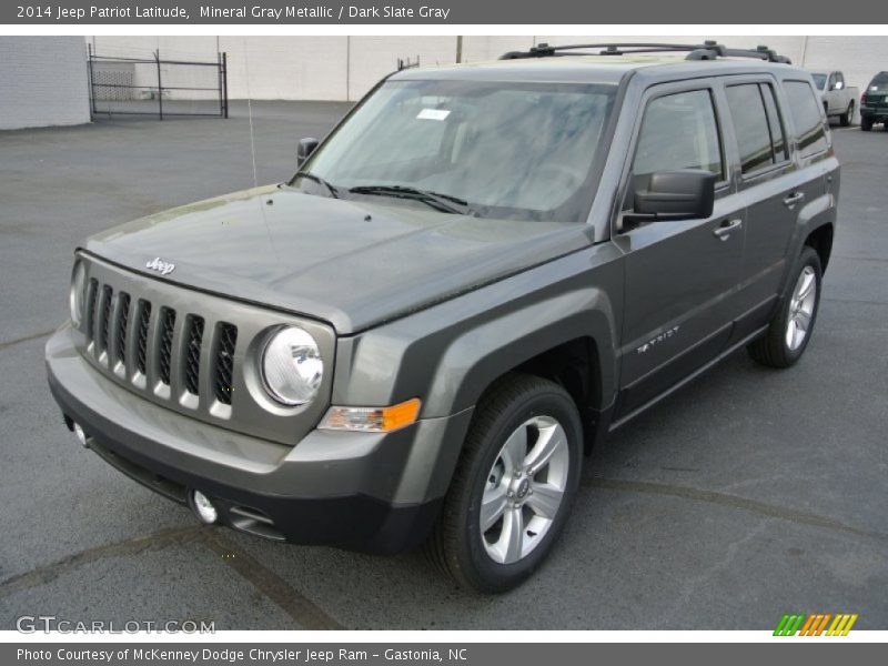 Mineral Gray Metallic / Dark Slate Gray 2014 Jeep Patriot Latitude