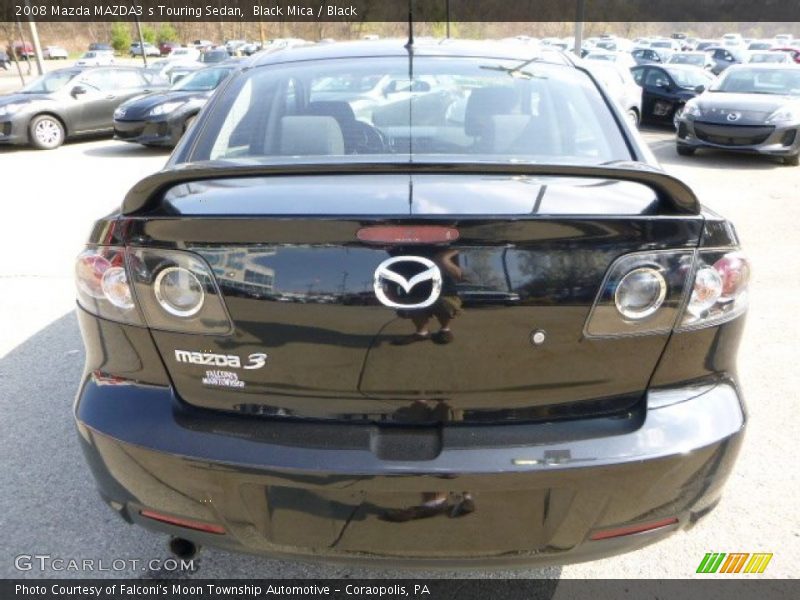 Black Mica / Black 2008 Mazda MAZDA3 s Touring Sedan