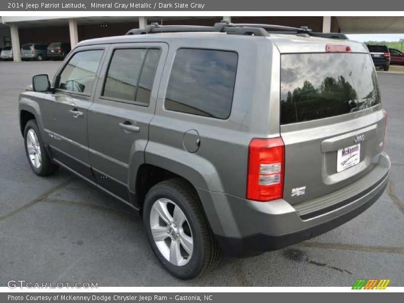 Mineral Gray Metallic / Dark Slate Gray 2014 Jeep Patriot Latitude