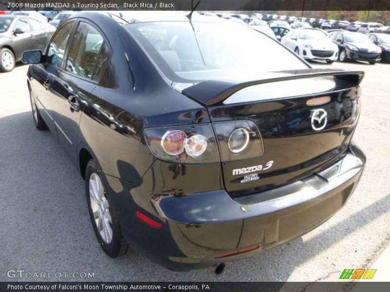Black Mica / Black 2008 Mazda MAZDA3 s Touring Sedan