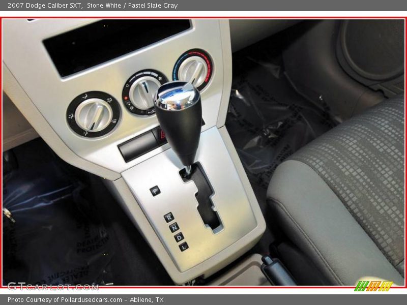 Stone White / Pastel Slate Gray 2007 Dodge Caliber SXT