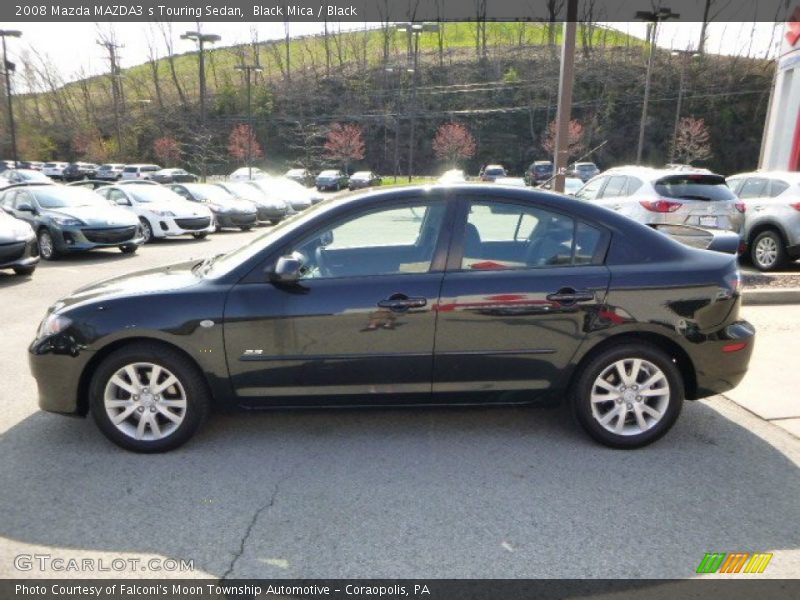 Black Mica / Black 2008 Mazda MAZDA3 s Touring Sedan