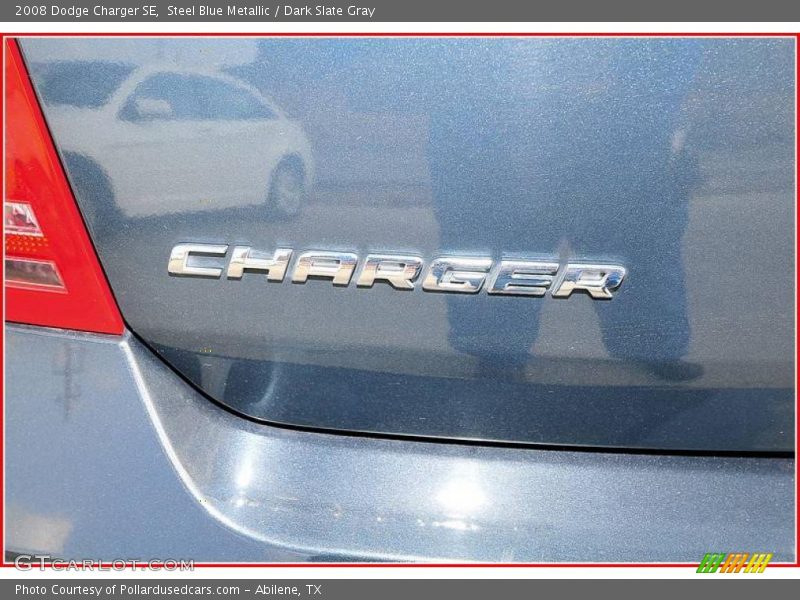 Steel Blue Metallic / Dark Slate Gray 2008 Dodge Charger SE