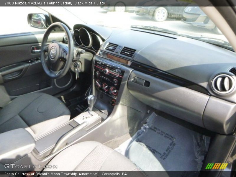Black Mica / Black 2008 Mazda MAZDA3 s Touring Sedan