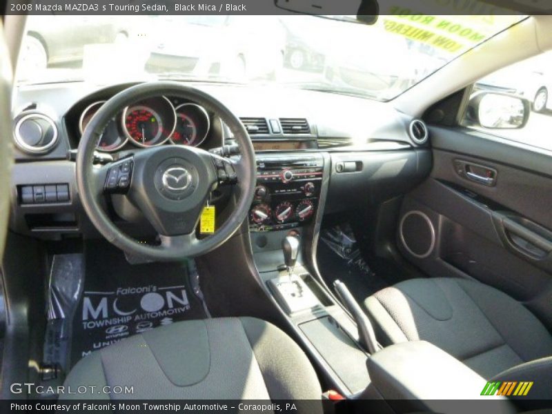Black Mica / Black 2008 Mazda MAZDA3 s Touring Sedan