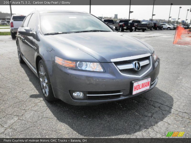 Carbon Gray Pearl / Ebony 2007 Acura TL 3.2