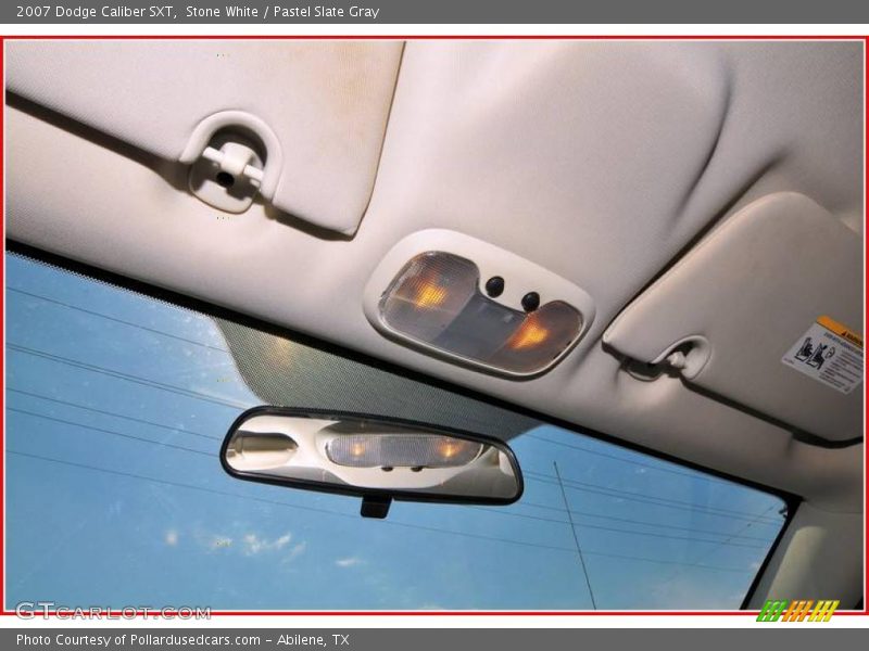 Stone White / Pastel Slate Gray 2007 Dodge Caliber SXT