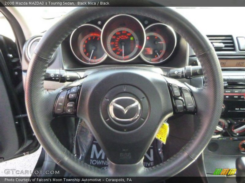 Black Mica / Black 2008 Mazda MAZDA3 s Touring Sedan