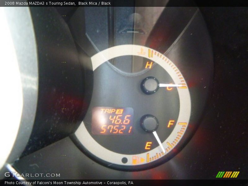 Black Mica / Black 2008 Mazda MAZDA3 s Touring Sedan