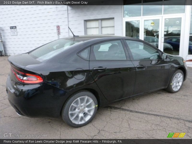 Pitch Black / Black/Light Diesel Gray 2013 Dodge Dart SXT