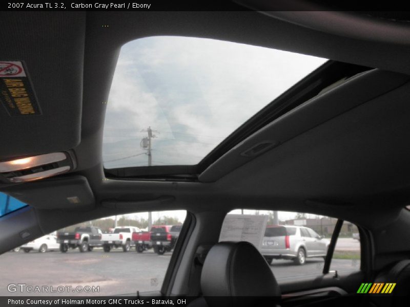 Carbon Gray Pearl / Ebony 2007 Acura TL 3.2
