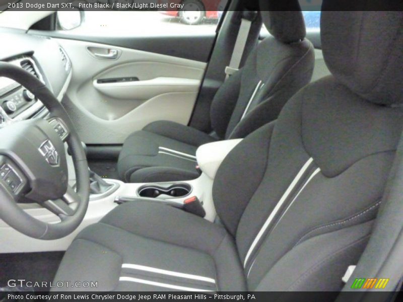 Pitch Black / Black/Light Diesel Gray 2013 Dodge Dart SXT