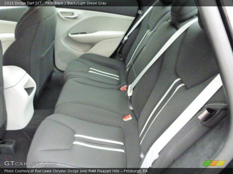 Pitch Black / Black/Light Diesel Gray 2013 Dodge Dart SXT