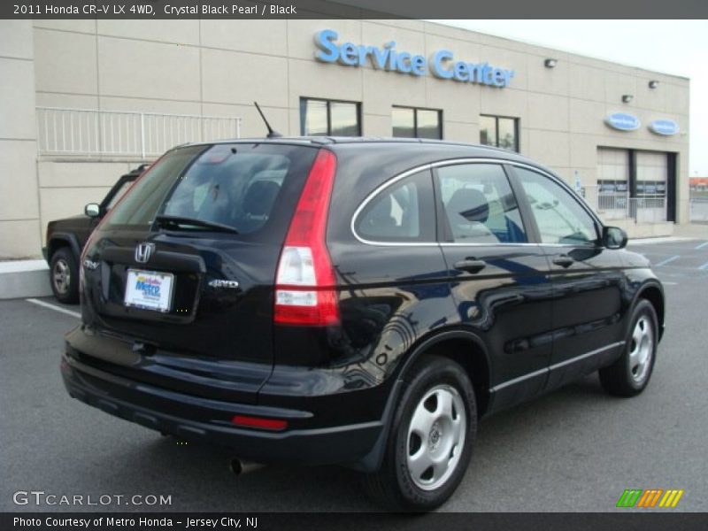 Crystal Black Pearl / Black 2011 Honda CR-V LX 4WD