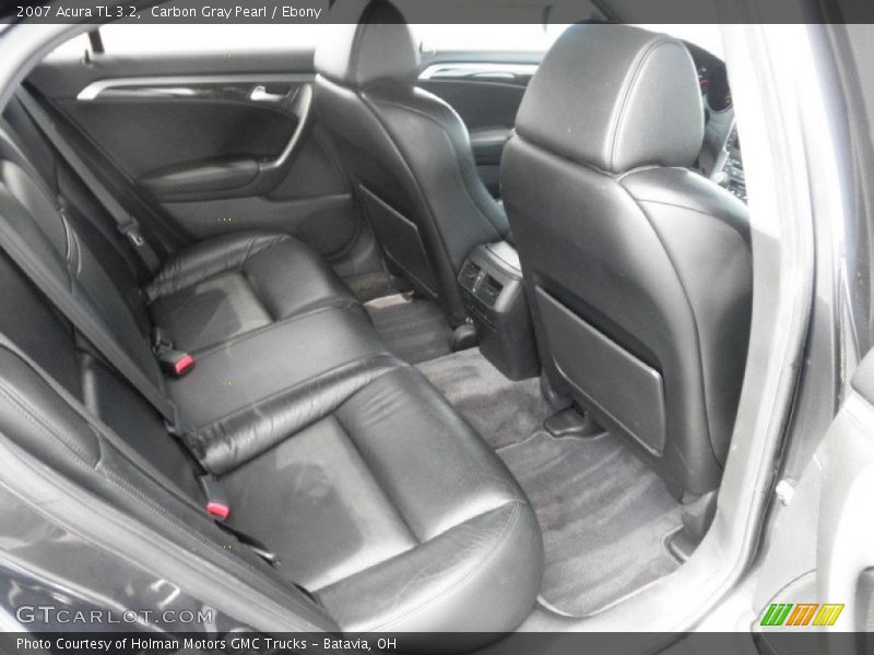 Rear Seat of 2007 TL 3.2