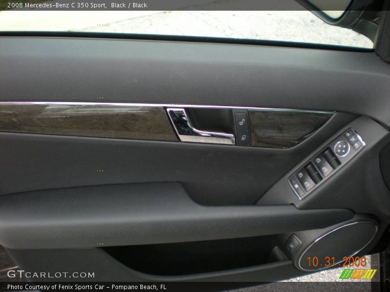 Black / Black 2008 Mercedes-Benz C 350 Sport