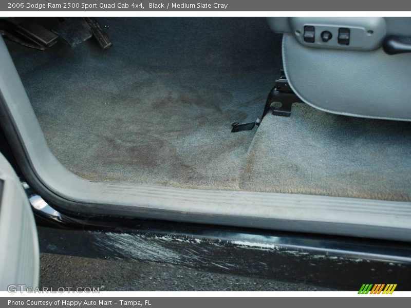 Black / Medium Slate Gray 2006 Dodge Ram 2500 Sport Quad Cab 4x4