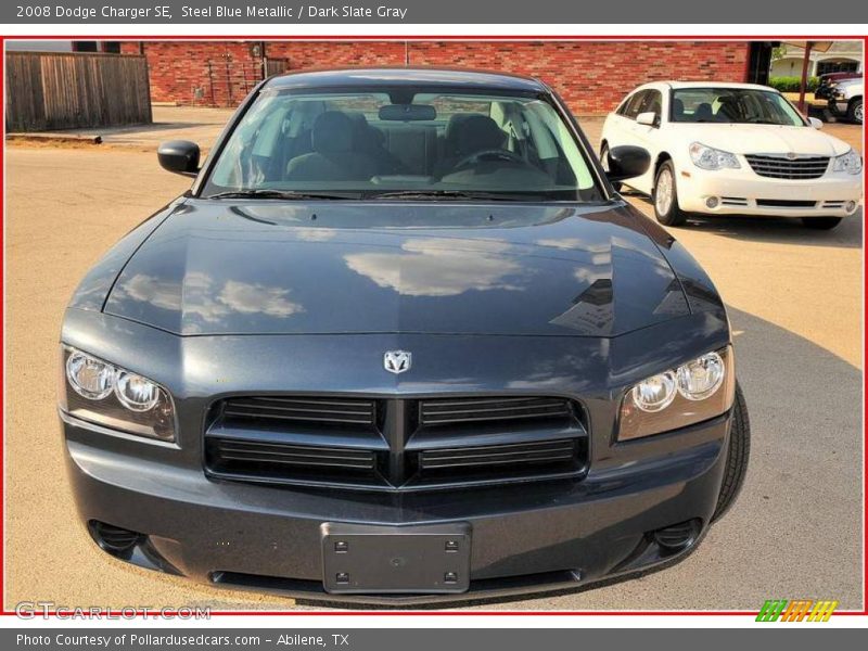Steel Blue Metallic / Dark Slate Gray 2008 Dodge Charger SE