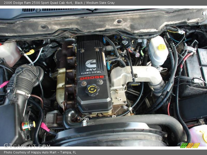Black / Medium Slate Gray 2006 Dodge Ram 2500 Sport Quad Cab 4x4