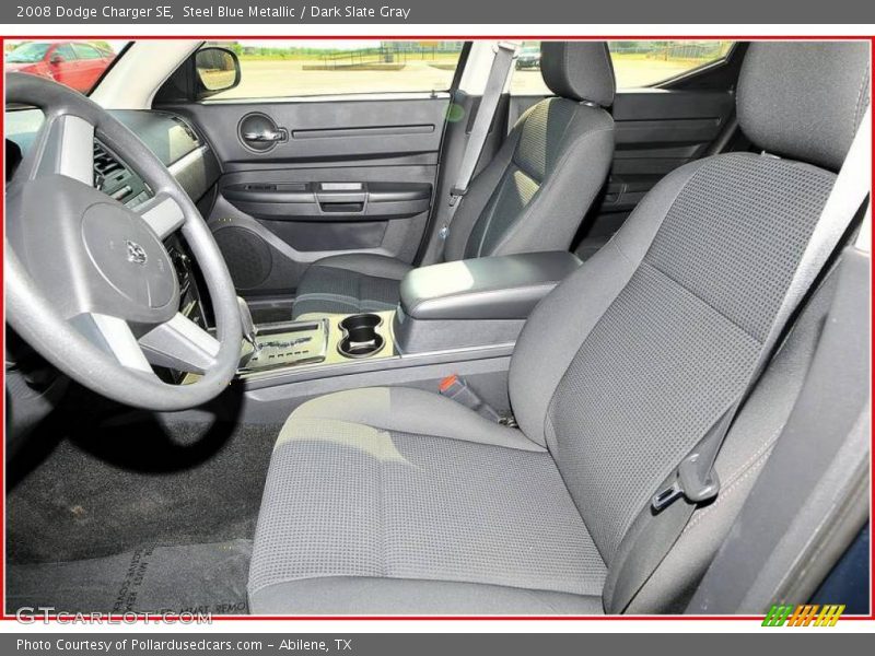 Steel Blue Metallic / Dark Slate Gray 2008 Dodge Charger SE