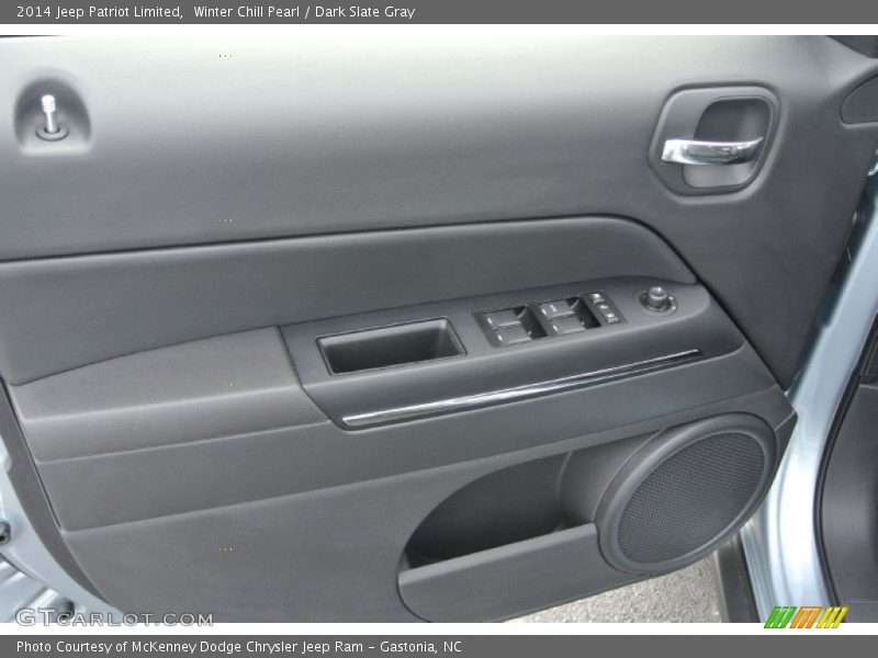 Winter Chill Pearl / Dark Slate Gray 2014 Jeep Patriot Limited