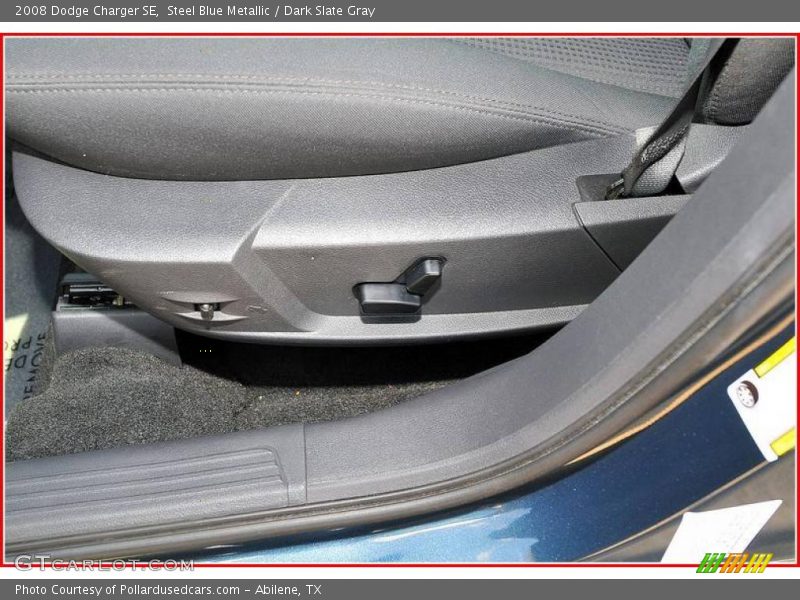 Steel Blue Metallic / Dark Slate Gray 2008 Dodge Charger SE