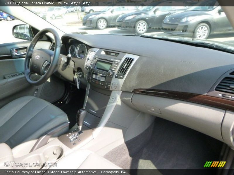 Willow Gray / Gray 2010 Hyundai Sonata Limited