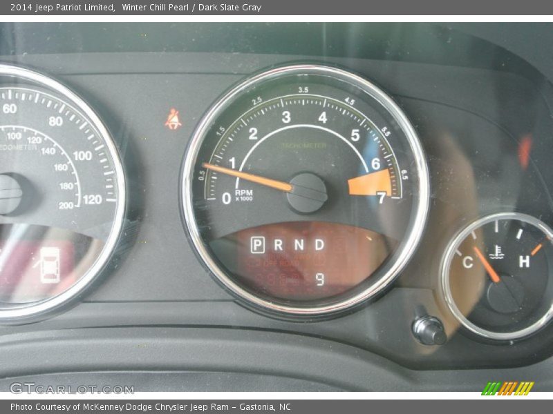 Winter Chill Pearl / Dark Slate Gray 2014 Jeep Patriot Limited