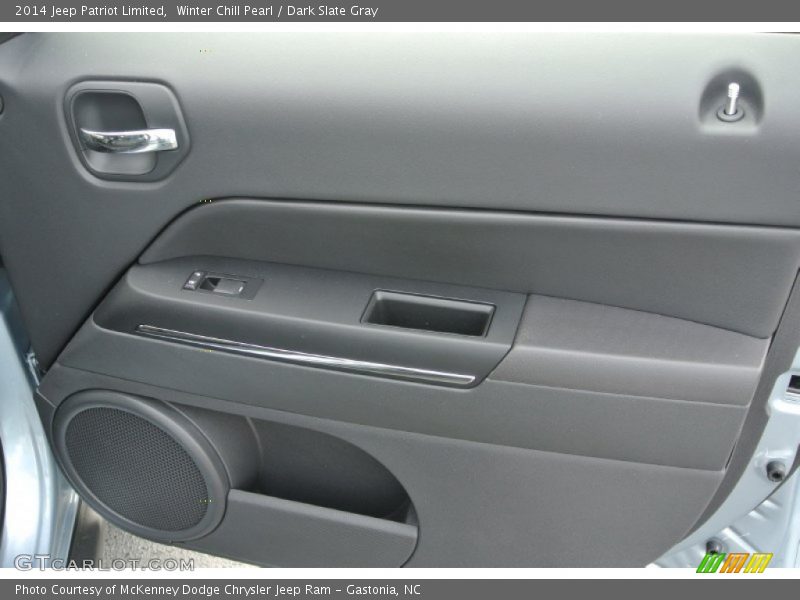 Winter Chill Pearl / Dark Slate Gray 2014 Jeep Patriot Limited
