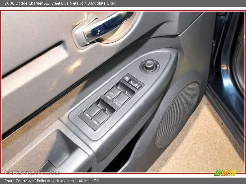 Steel Blue Metallic / Dark Slate Gray 2008 Dodge Charger SE