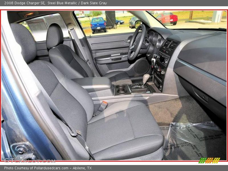 Steel Blue Metallic / Dark Slate Gray 2008 Dodge Charger SE