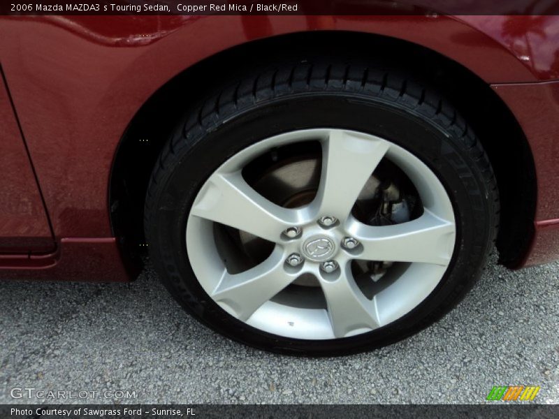 Copper Red Mica / Black/Red 2006 Mazda MAZDA3 s Touring Sedan