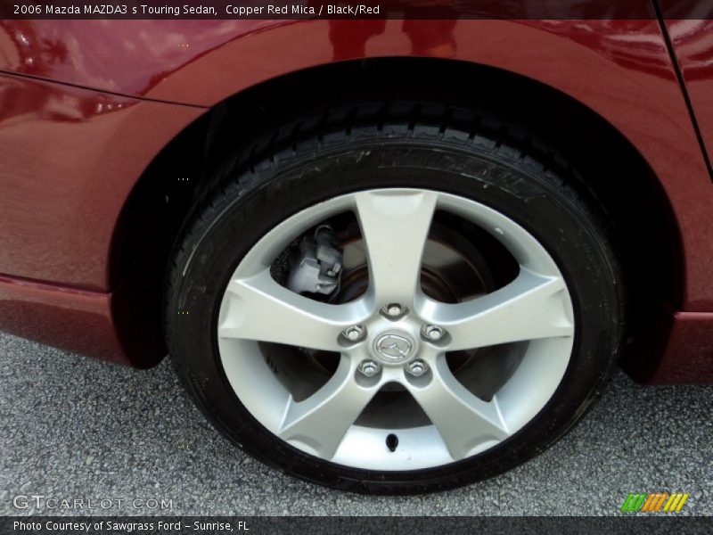 Copper Red Mica / Black/Red 2006 Mazda MAZDA3 s Touring Sedan
