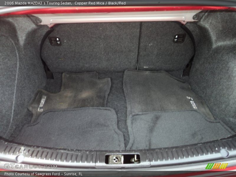 Copper Red Mica / Black/Red 2006 Mazda MAZDA3 s Touring Sedan