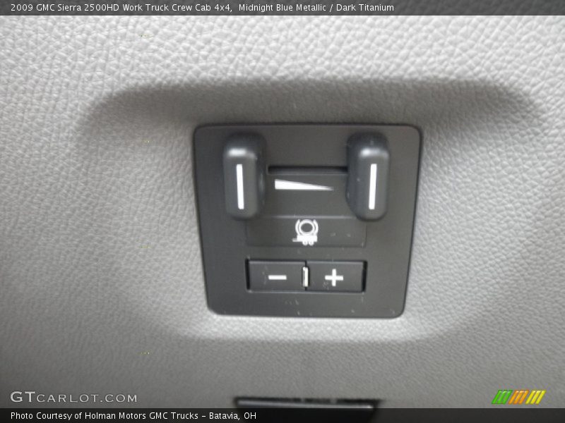 Midnight Blue Metallic / Dark Titanium 2009 GMC Sierra 2500HD Work Truck Crew Cab 4x4