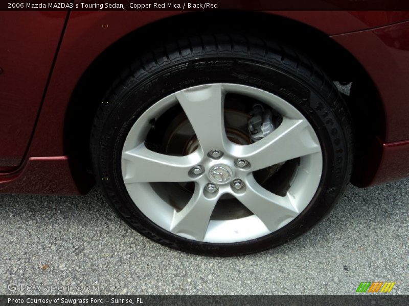 Copper Red Mica / Black/Red 2006 Mazda MAZDA3 s Touring Sedan
