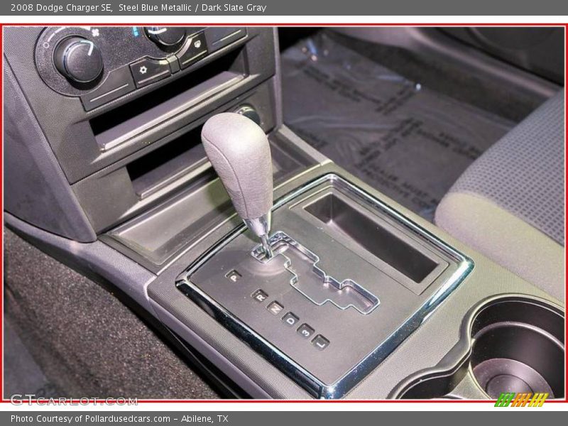 Steel Blue Metallic / Dark Slate Gray 2008 Dodge Charger SE
