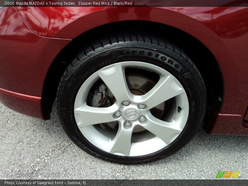 Copper Red Mica / Black/Red 2006 Mazda MAZDA3 s Touring Sedan